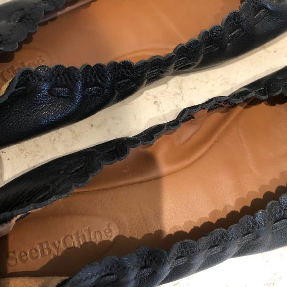 [PRICE DROP] Sz 38 See by Chloe Jane Ballet Flats - Picture 2 of 3